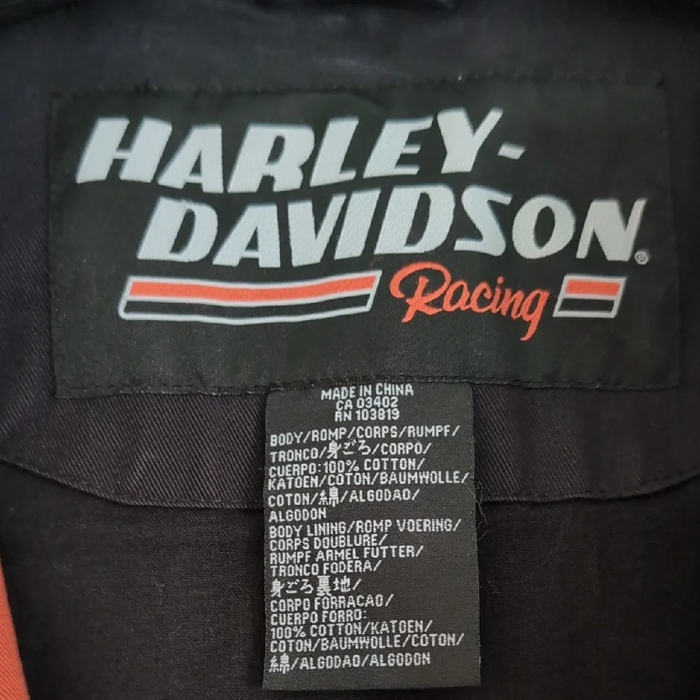 Harley-Davidson Black Racing Jacket - Picture 2 of 4